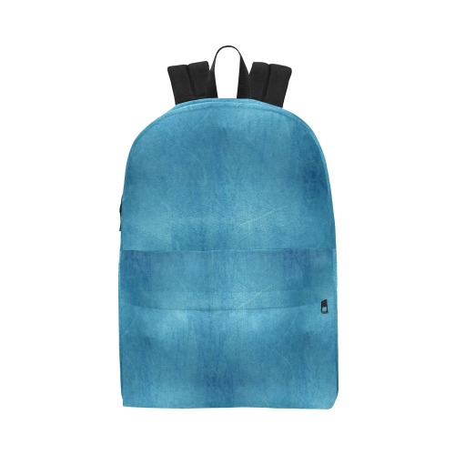 Leather Blue Light by Artdream Unisex Classic Backpack (Model 1673)