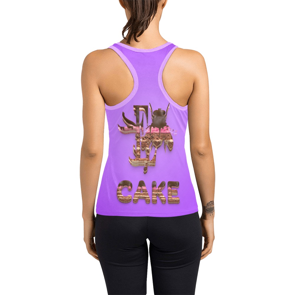 Cake Collectable Fly Women's Racerback Tank Top (Model T60)