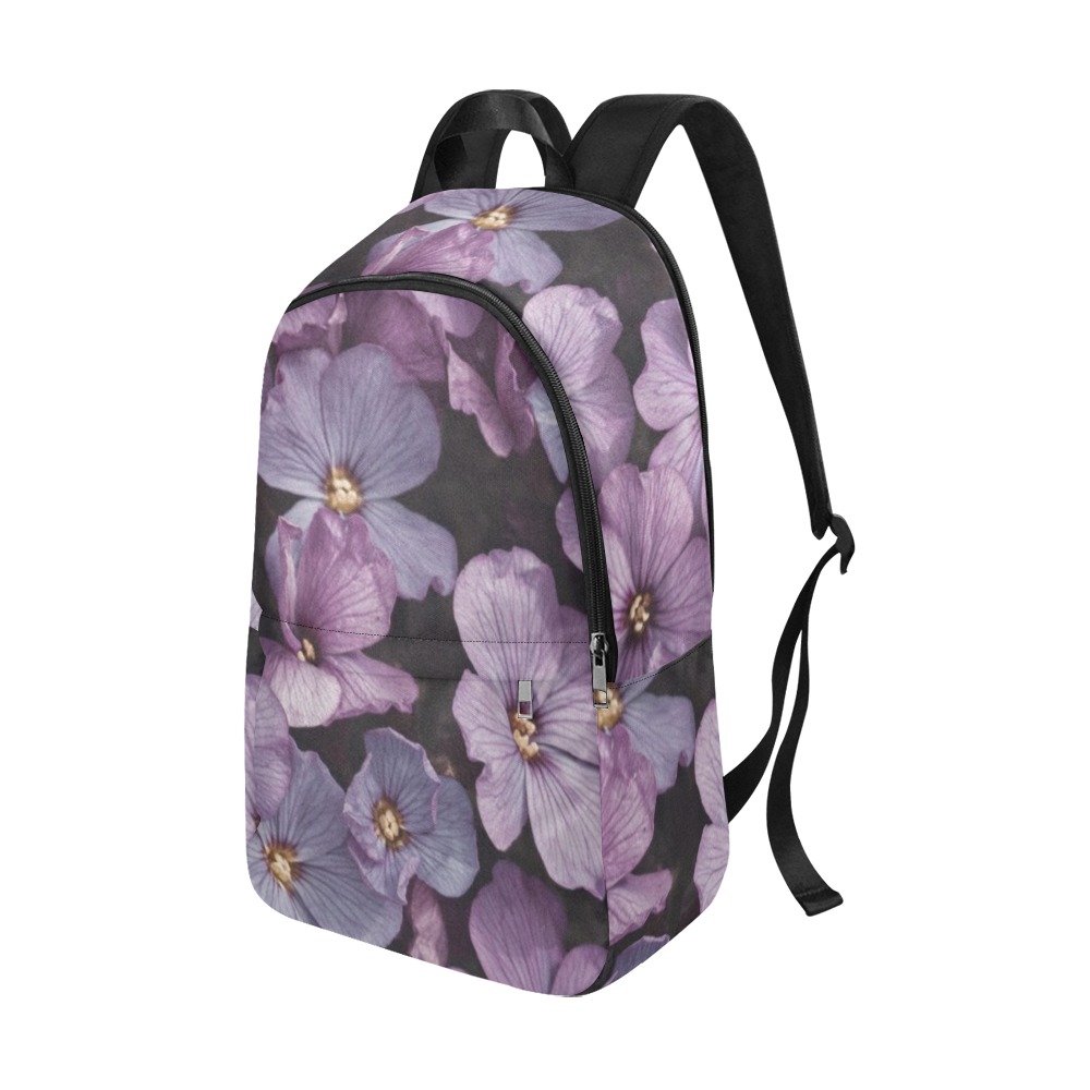 Violets Fabric Backpack for Adult (Model 1659)