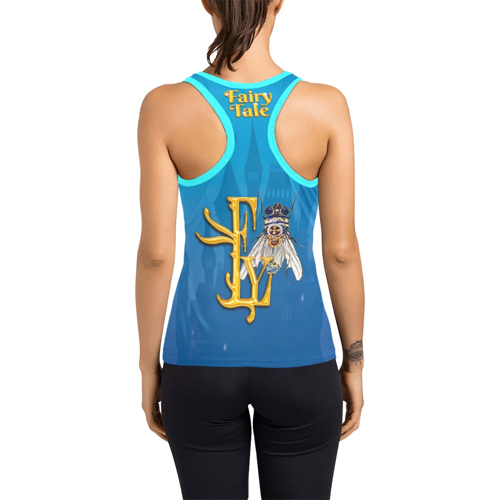 Fairy Tale Collectable Fly Women's Racerback Tank Top (Model T60)