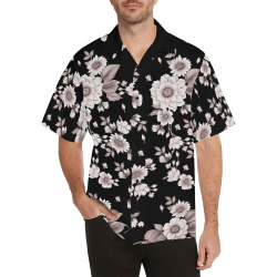 Flowers Hawaiian Shirt (Model T58)