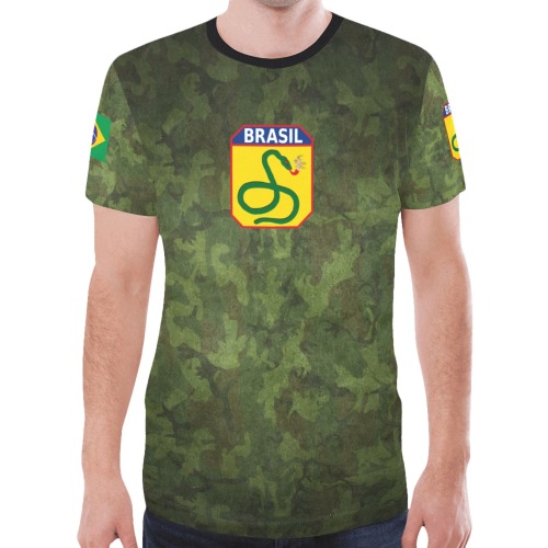 A cobra vai fumar New All Over Print T-shirt for Men (Model T45)