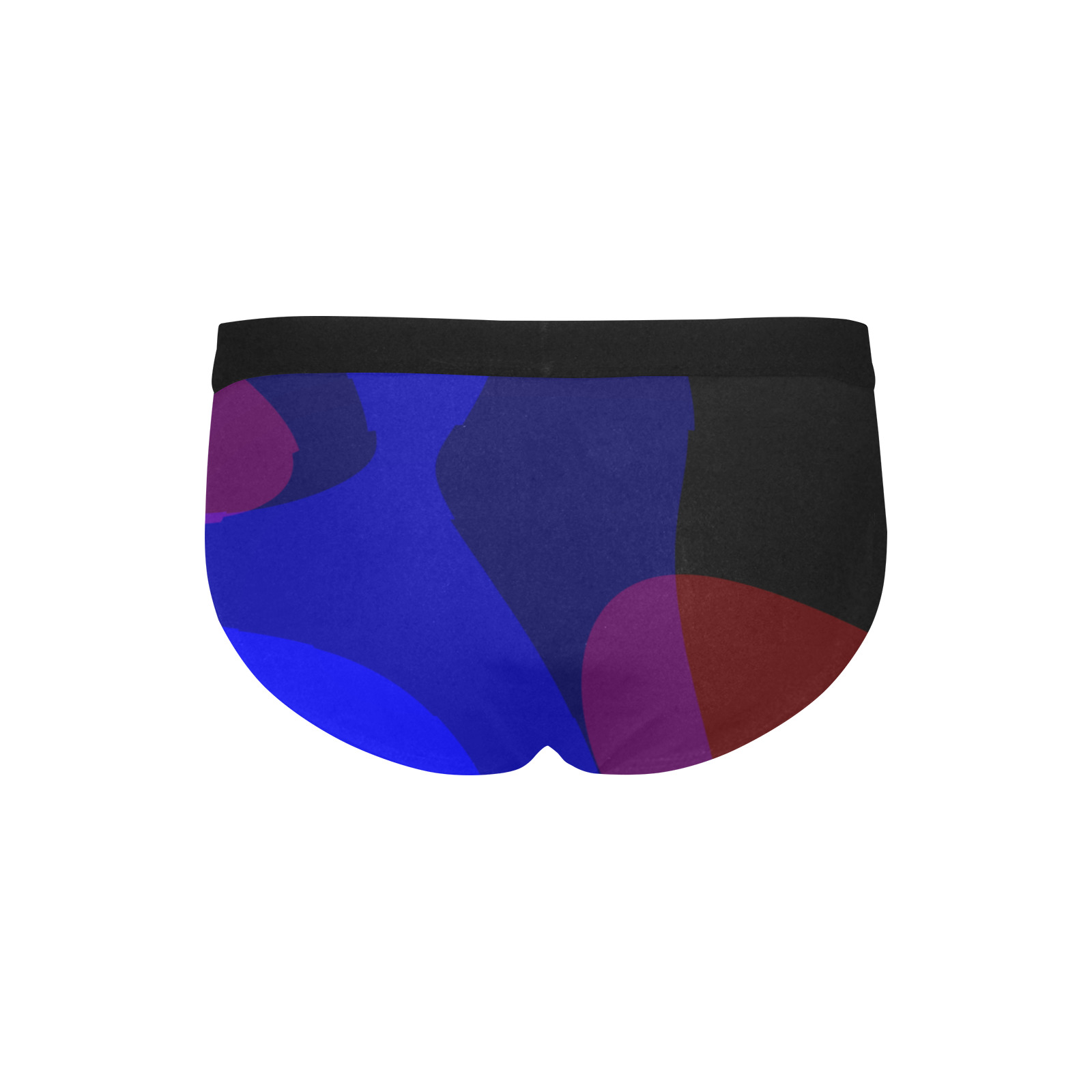 Red And Blue Abstract Art 601 Men's Mid Rise Briefs (Model L48)