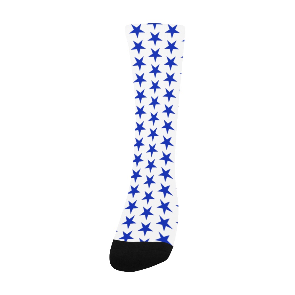 Star Blue Men's Custom Socks