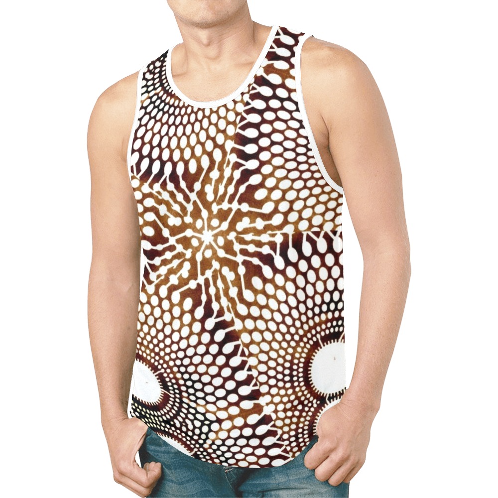 AFRICAN PRINT PATTERN 4 New All Over Print Tank Top for Men (Model T46)
