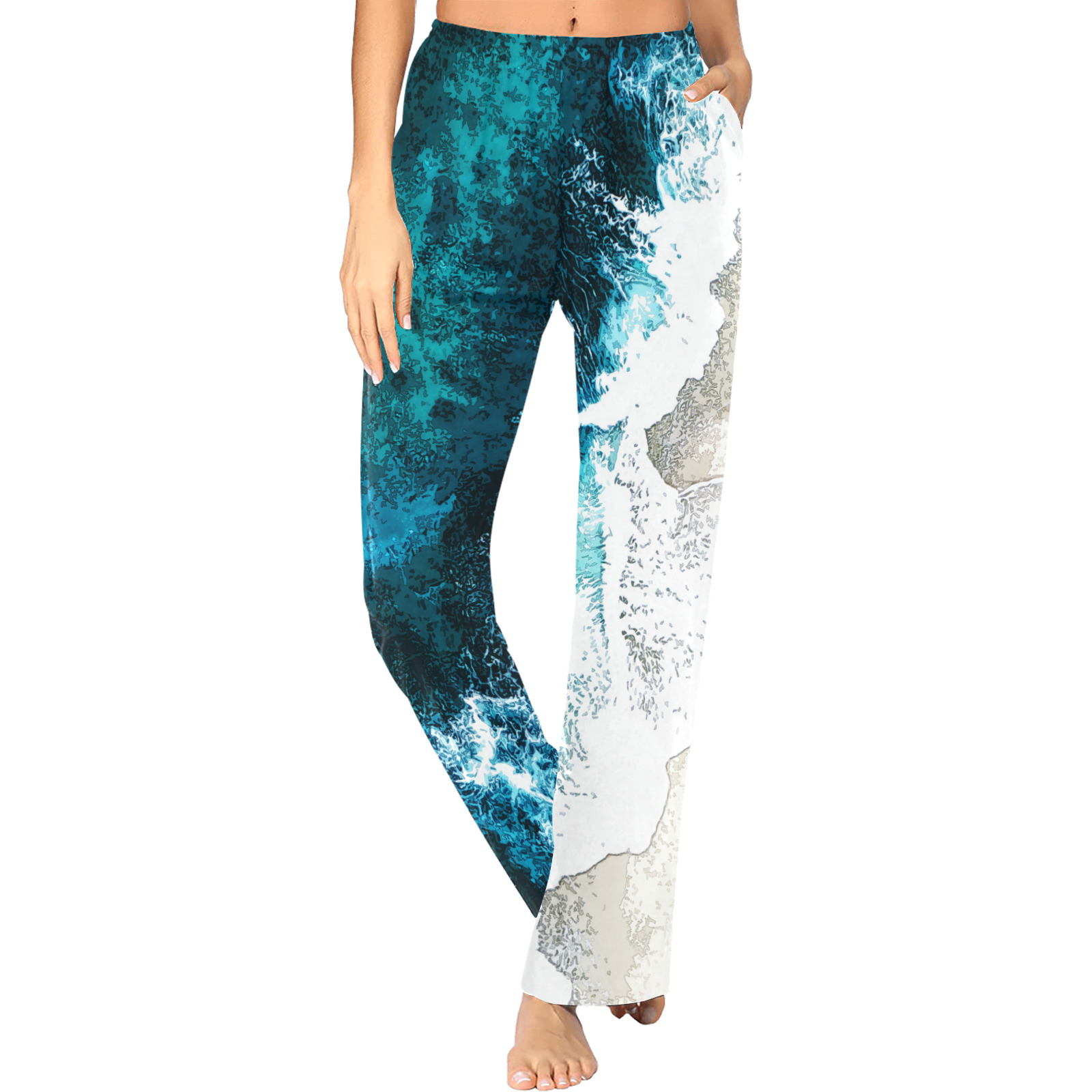Ocean And Beach Women's Pajama Trousers
