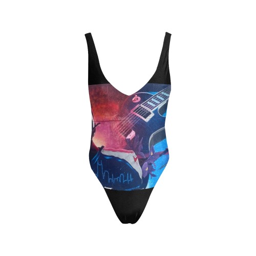 Womens Swimsuit Tn Tough Sexy Low Back One-Piece Swimsuit (Model S09)