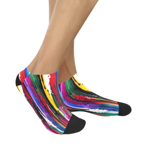 painting streaks Women's Ankle Socks