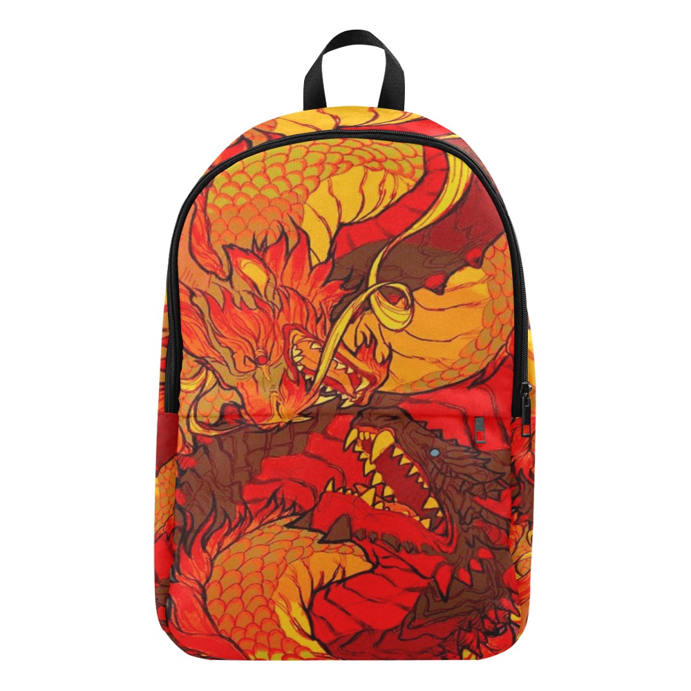 RR Stack Dragon Fabric Backpack for Adult (Model 1659)