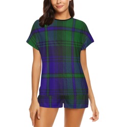 5TH. ROYAL SCOTS OF CANADA TARTAN Women's Short Pajama Set