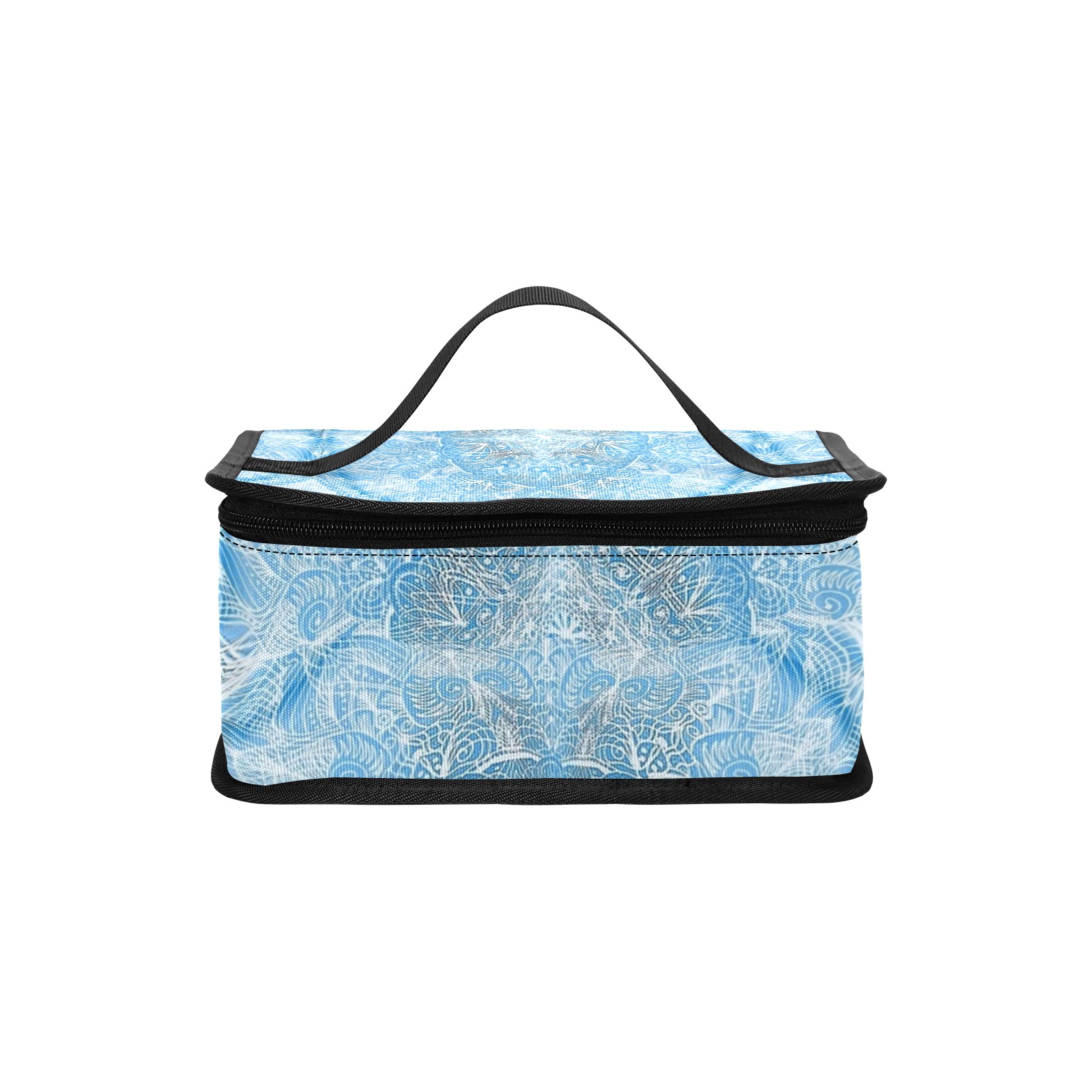 Niddhi pastel 3 --blue- Copy (2) Portable Insulated Lunch Bag (Model 1727)