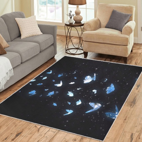 butterfly Area Rug7'x5'