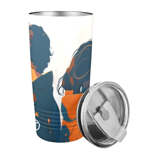 Two People Love Anime 20oz Insulated Stainless Steel Mobile Tumbler