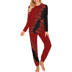 Canada Maple Leaf Women's Pajama Sets Women's All Over Print Pajama Set