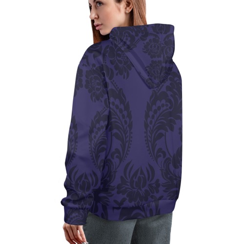 Full Moon Hoodie Women's All Over Print Hoodie (Model H61)