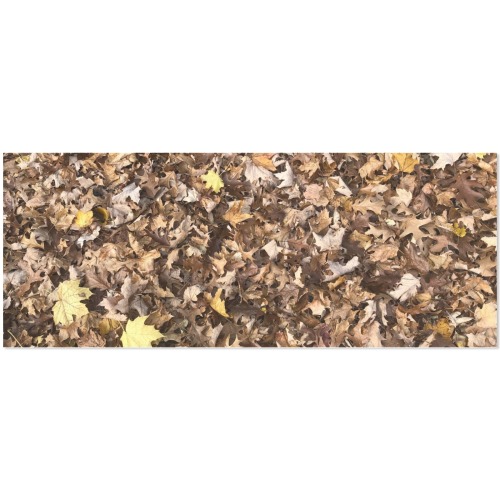 Autumn brown leaves