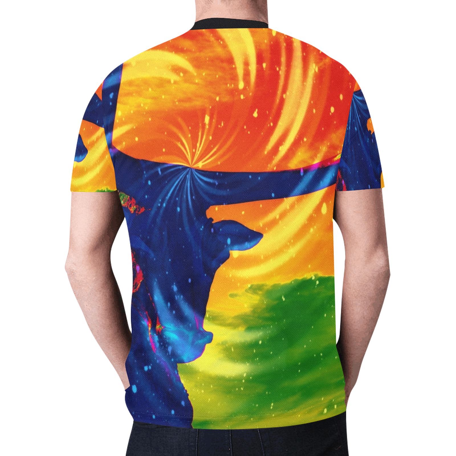 Bull New All Over Print T-shirt for Men (Model T45)