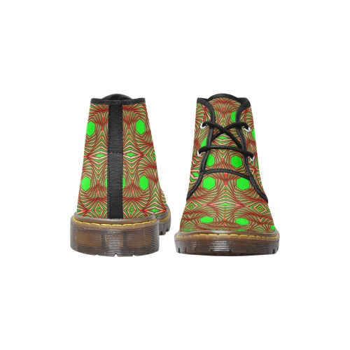 Knots IX Women's Canvas Chukka Boots (Model 2402-1)