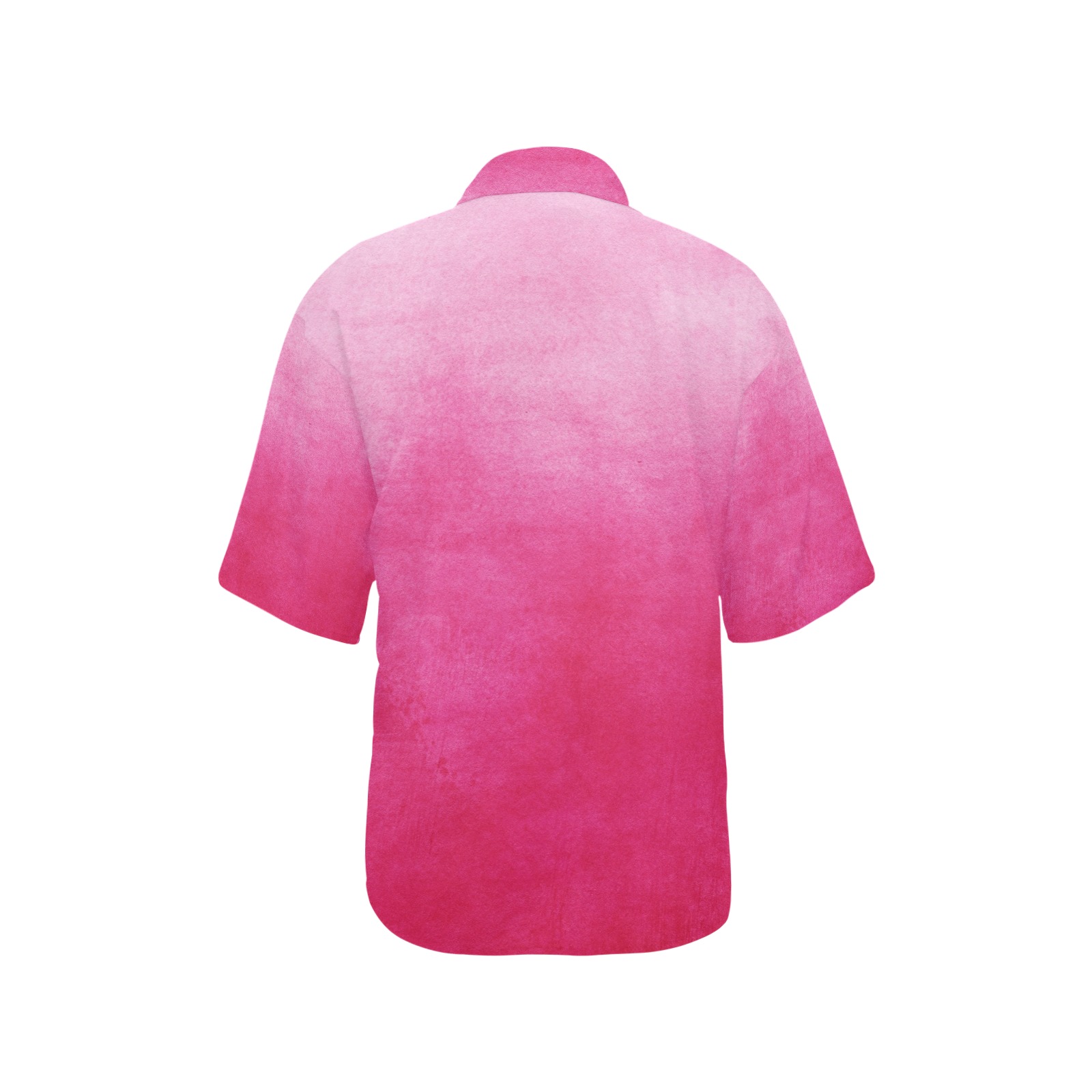 Perky Pink Gradient All Over Print Hawaiian Shirt for Women (Model T58)