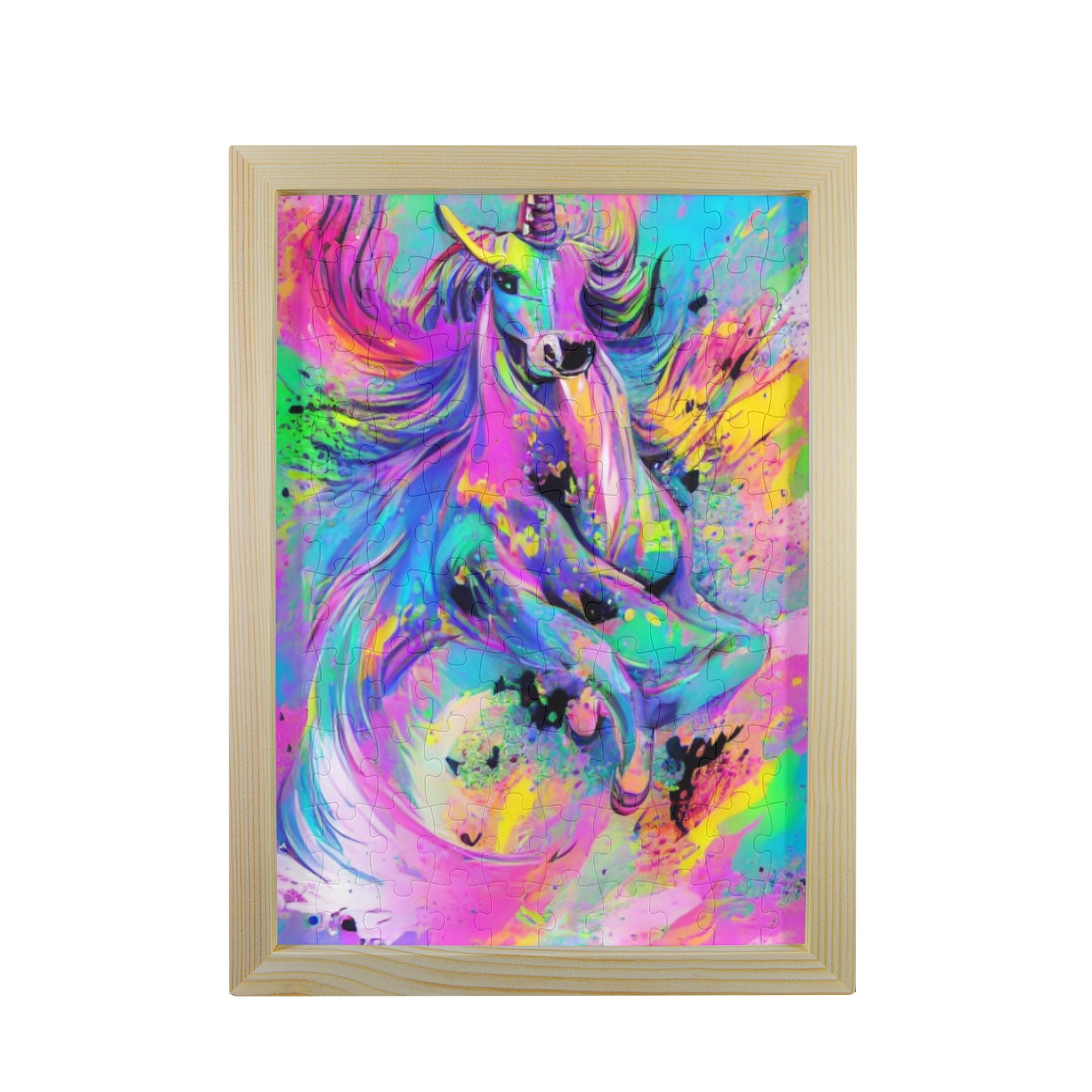 Unicorn 1b 100-Piece Puzzle Frame 9.5"x 12.5"