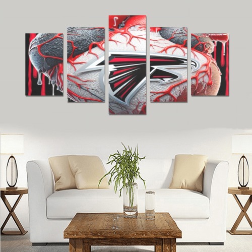 Atlanta Falcons Canvas Print Sets C (No Frame)