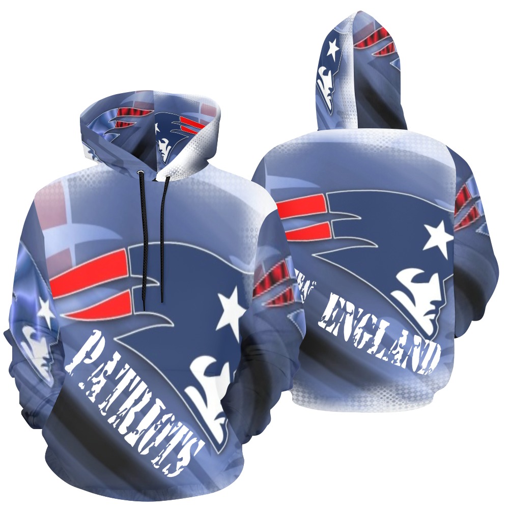 patriots All Over Print Hoodie for Men (USA Size) (Model H13)
