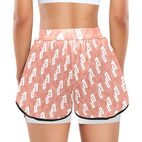 LLFXOWSE_autmn Women's Sports Shorts with Compression Liner (Model L63)