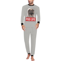 Pug Life Men's Pjs Men's All Over Print Pajama Set