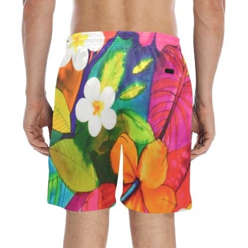BB GVGF554 Men's Mid-Length Beach Shorts (Model L51)