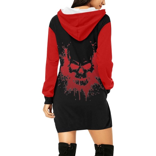 240_F_314694109_QHxAkFatphDs5mx5KWHzxUfcTWffZAgoHx-removebg-preview All Over Print Hoodie Mini Dress (Model H27)