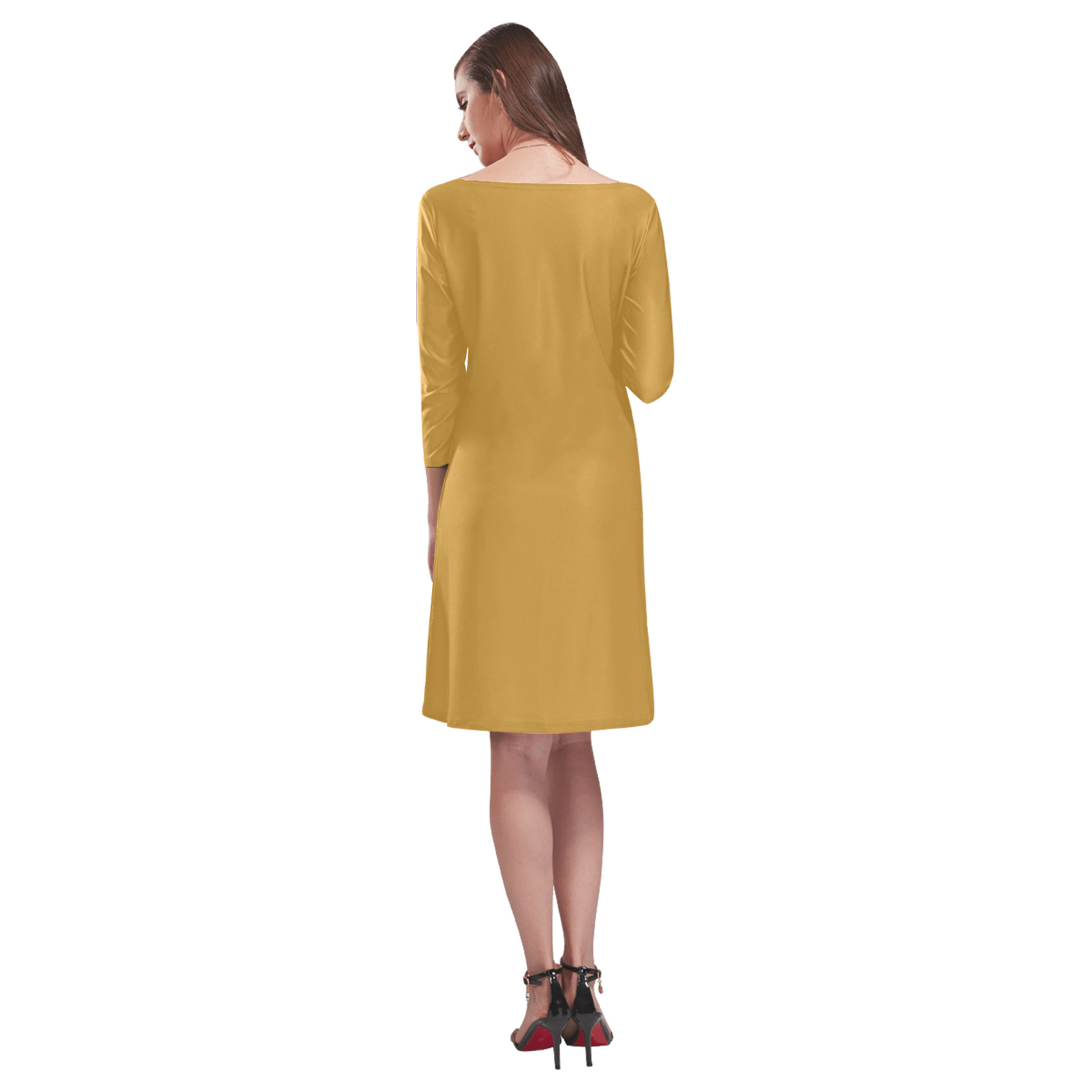 GOLDEN Rhea Loose Round Neck Dress(Model D22)