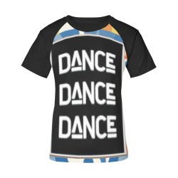 Dance Women's Raglan T-Shirt/Front Printing (Model T62)