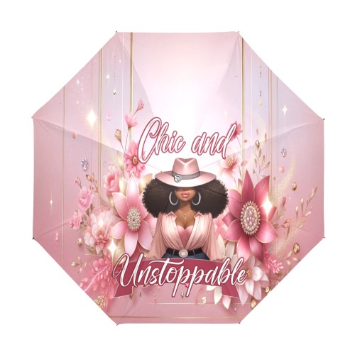 Pinkfedorawomandesign umbrella Anti-UV Foldable Umbrella (U08)