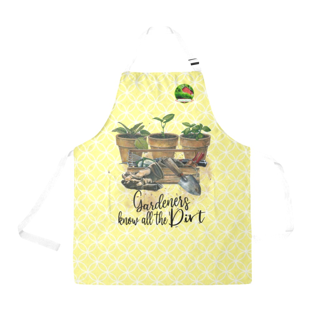 Hilltop Garden Produce by Kai Apron Collection- Gardeners know all the Dirt 53086P12 All Over Print Apron