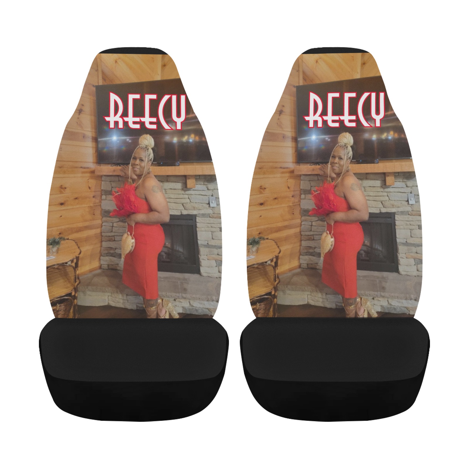 REECY CAR SEAT Car Seat Cover Airbag Compatible (Set of 2)