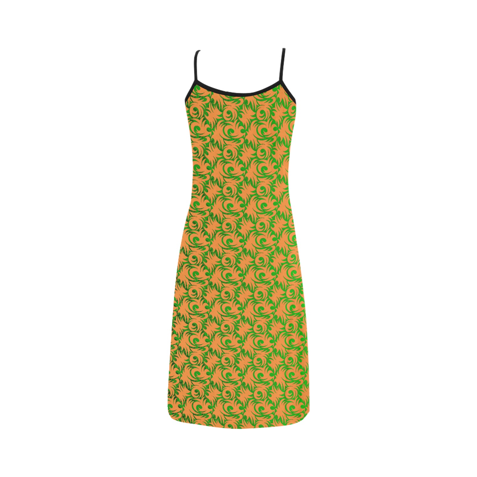 green swirl org Alcestis Slip Dress (Model D05)