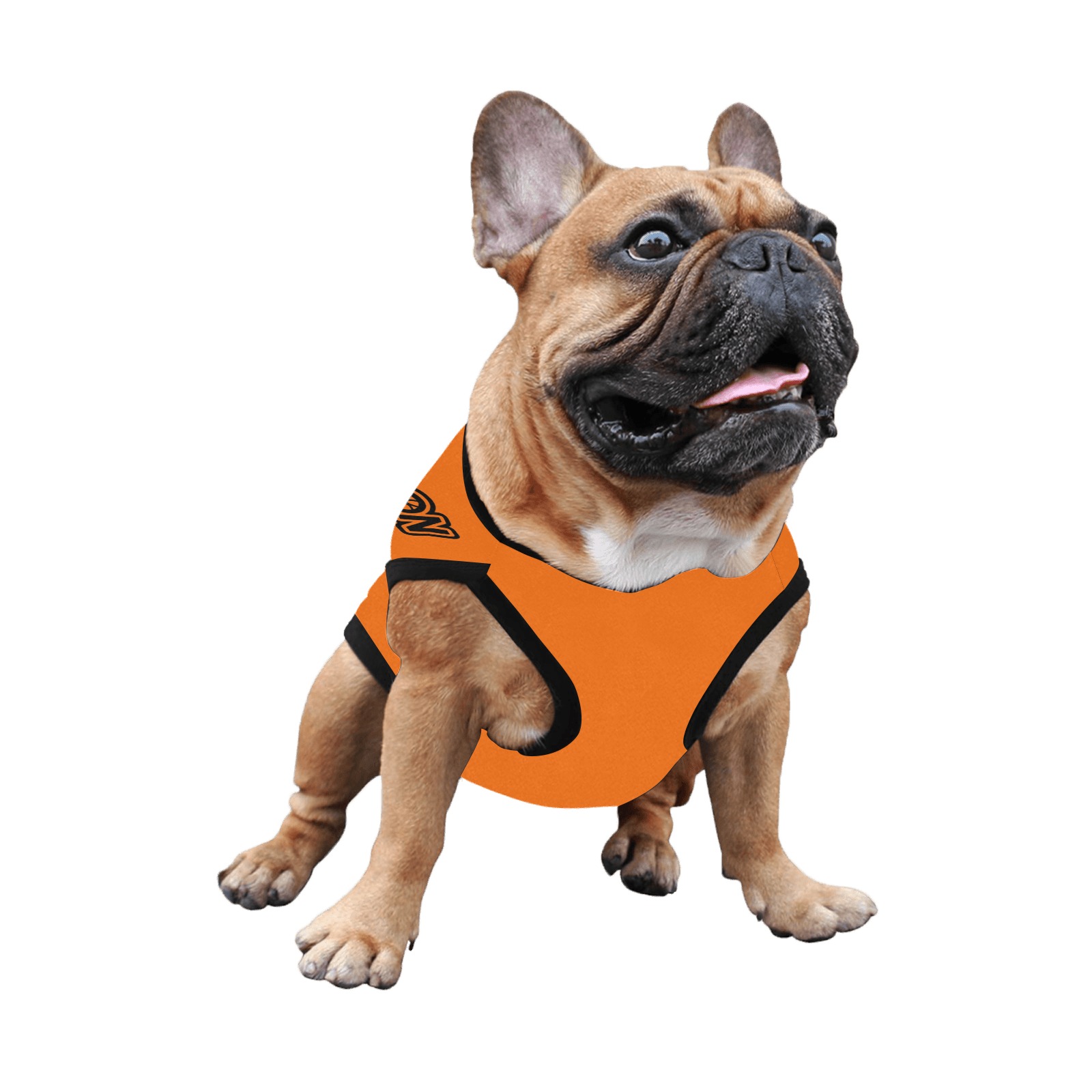 RollinOn3 Orange Doggie Tee All Over Print Pet Tank Top