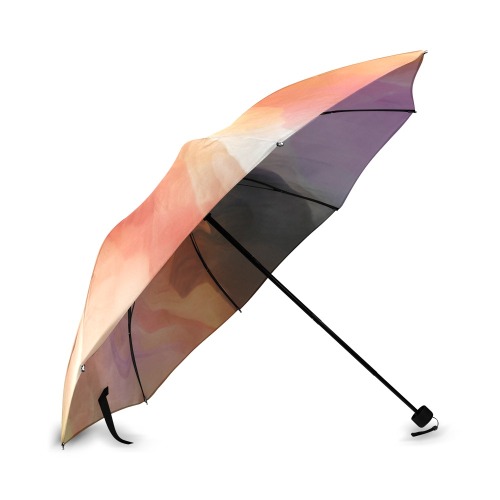 Waves desert paintbrush Foldable Umbrella (Model U01)