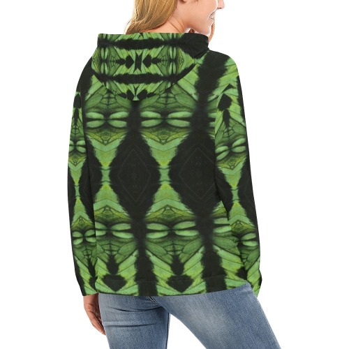 Papilion All Over Print Hoodie for Women (USA Size) (Model H13)