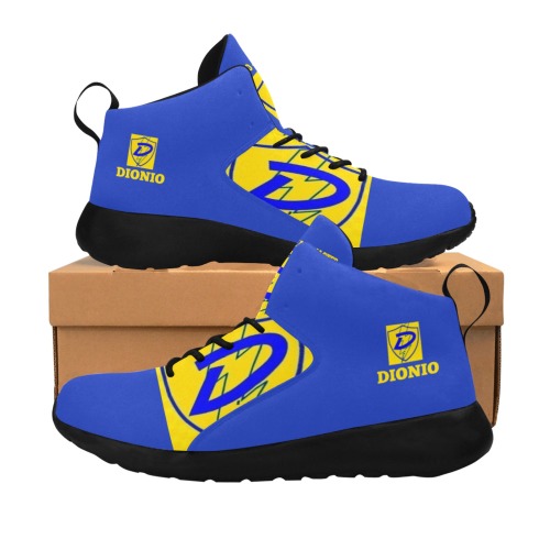 Dionio - Shakemaster (Blue & Yellow) Men's Chukka Training Shoes (Model 57502)