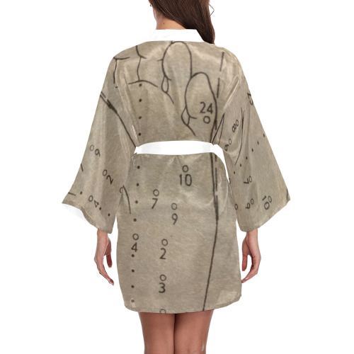 active points a feet. Long Sleeve Kimono Robe