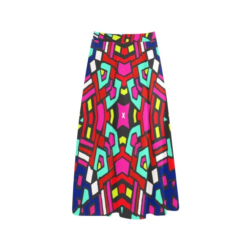 soldier of peace Mnemosyne Women's Crepe Skirt (Model D16)