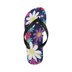 Hippy Flower Power #2 Flip Flops for Men/Women (Model 040)