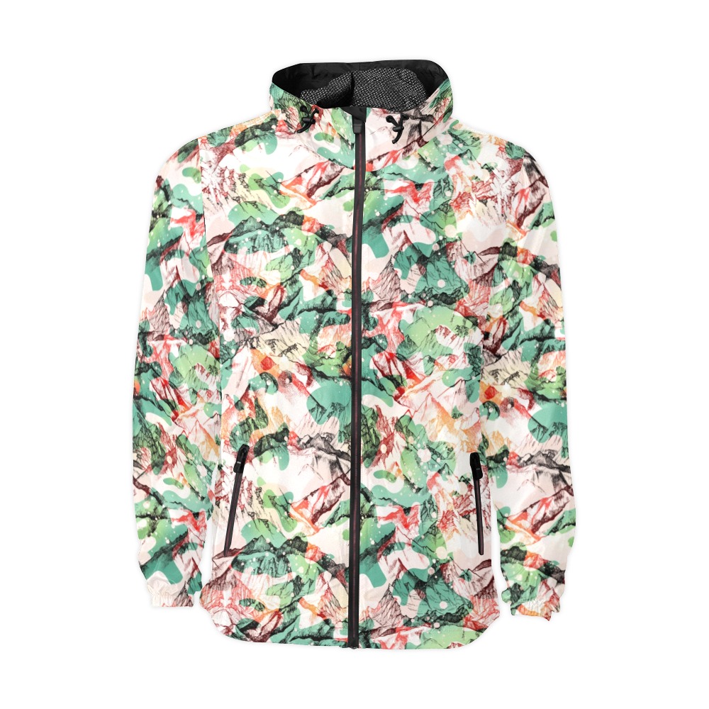 Camo mountains summer PD Unisex All Over Print Windbreaker (Model H23)