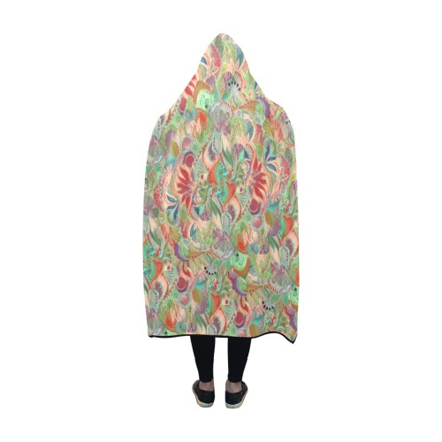 tropical 10 Hooded Blanket 60''x50''