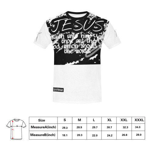 J11 White All Over Print T-Shirt for Men (USA Size) (Model T40)