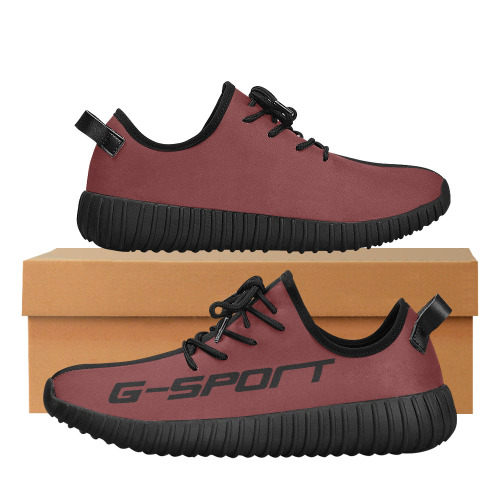 G-SPORT SHOE BROWN Grus Men's Breathable Woven Running Shoes (Model 022)