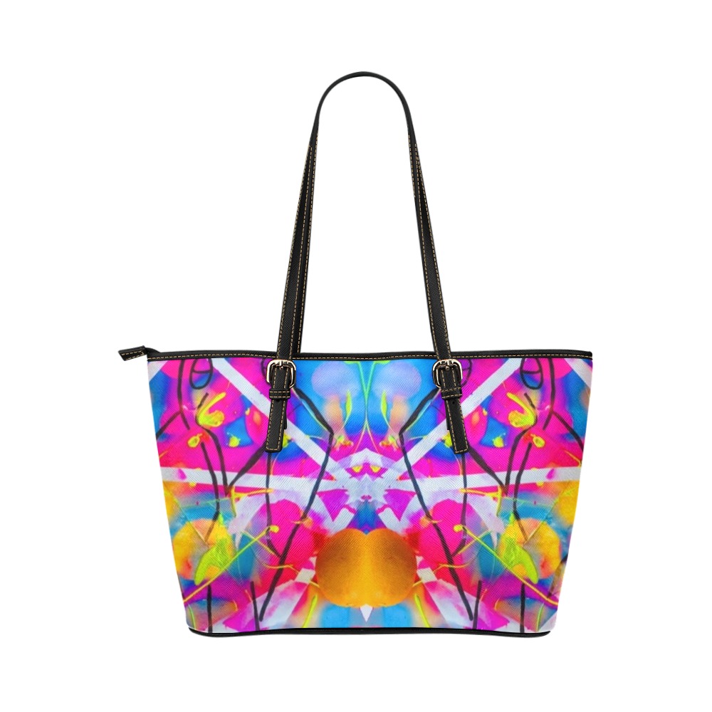 art o Leather Tote Bag/Large (Model 1651)