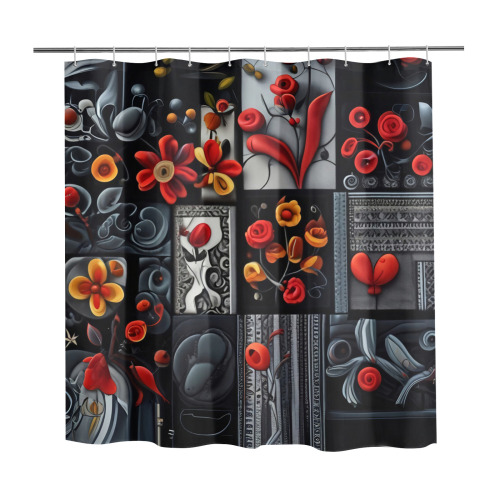 Rose Garden Shower Curtain 69"x70"