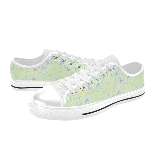 minty hats Women's Classic Canvas Shoes (Model 018)